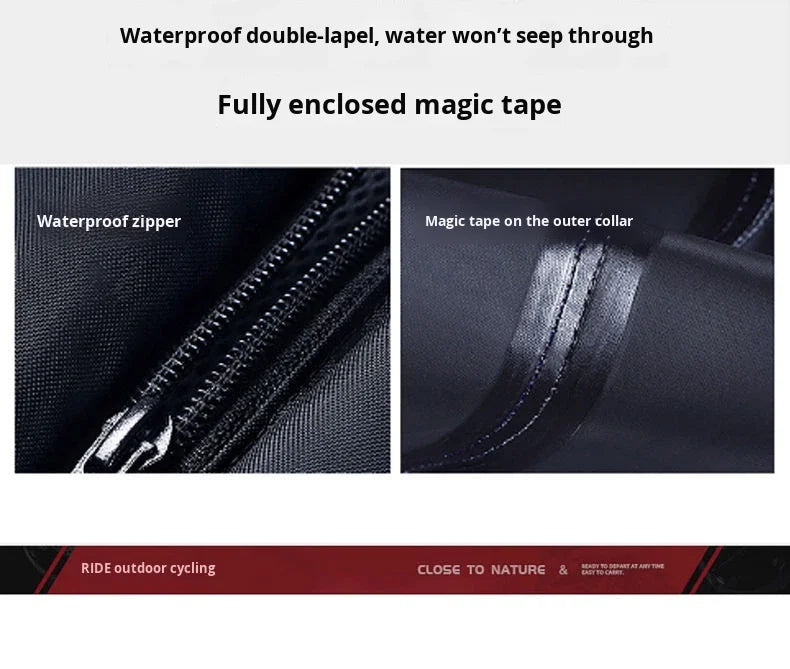 Rainproof Motorcycle Raincoat Rain Pants Set Two-Piece Men Full Body Heavy Rain Windproof Waterproof Riding Suit Rainy Days