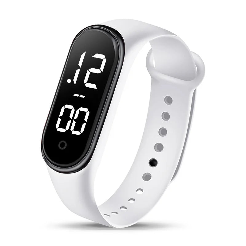 Rubber Luminous Waterproof LED Children's Electronic Watch Casual Fashion Creative Outdoor Sports Student Electronic Watches