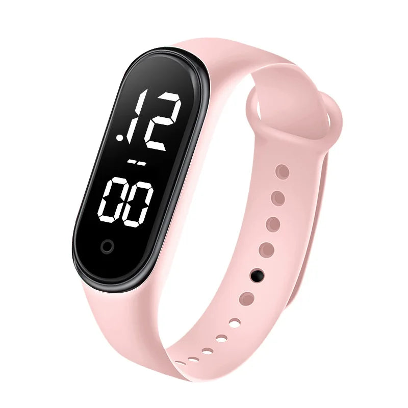 Rubber Luminous Waterproof LED Children's Electronic Watch Casual Fashion Creative Outdoor Sports Student Electronic Watches