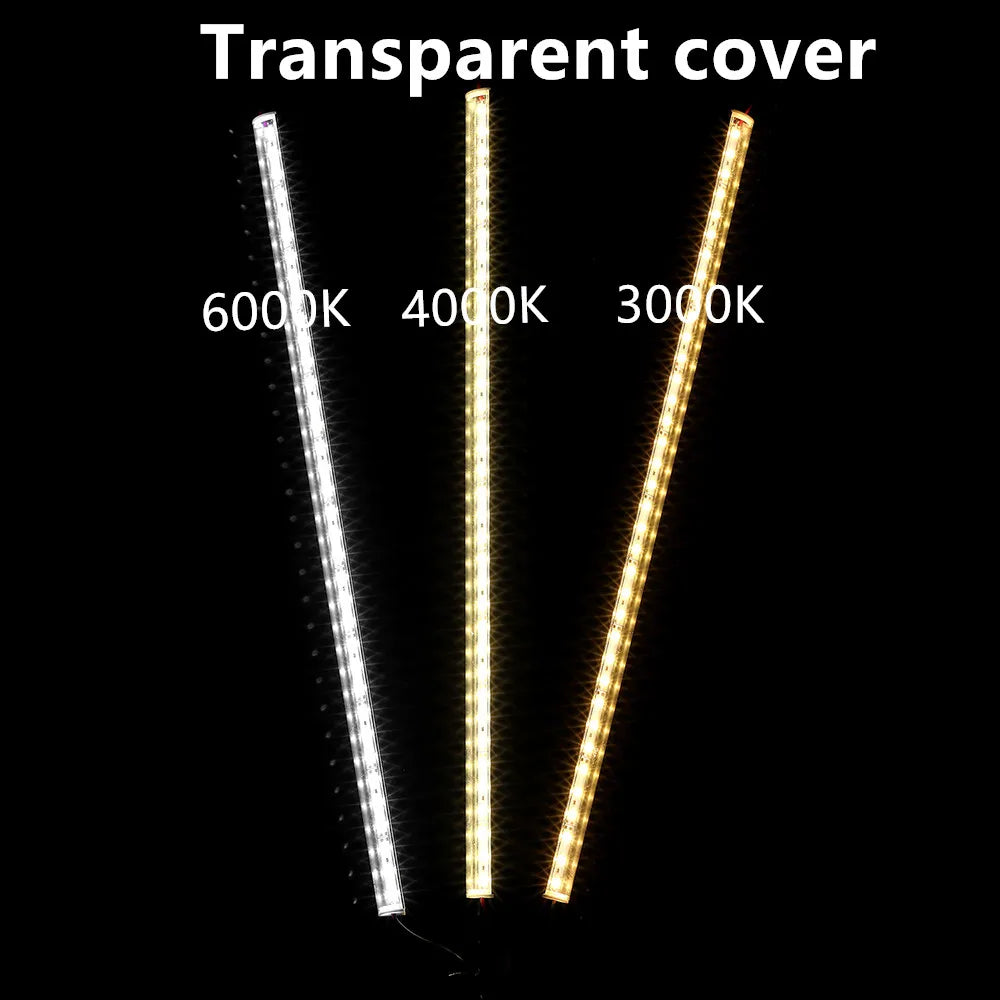 LED cabinet bar light  5730 36LEDs Kitchen light under furniture 12V DC 50cm profile aluminum led hard strip Linear lights