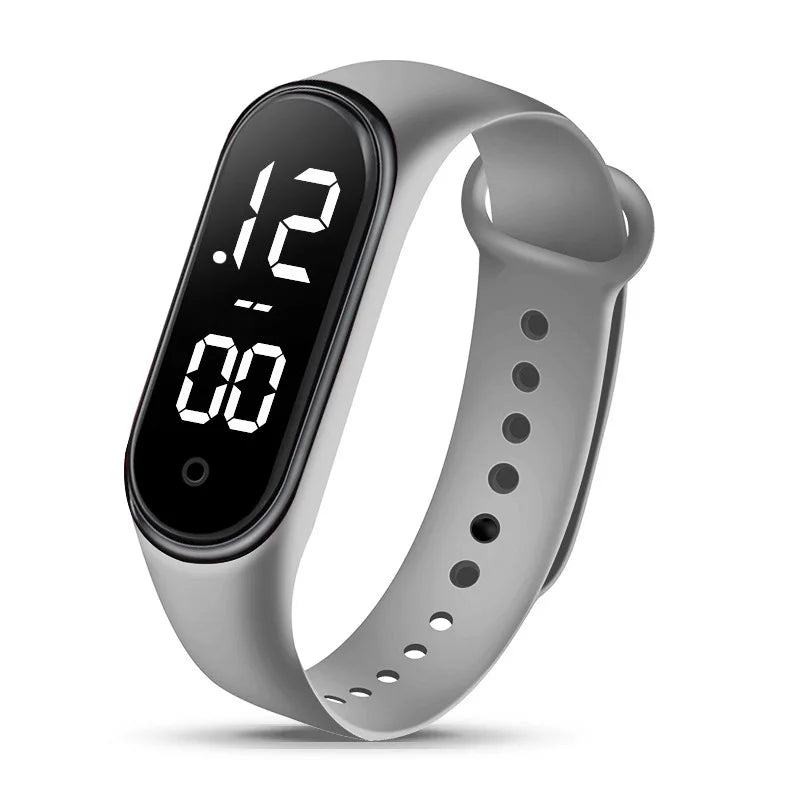 Rubber Luminous Waterproof LED Children's Electronic Watch Casual Fashion Creative Outdoor Sports Student Electronic Watches