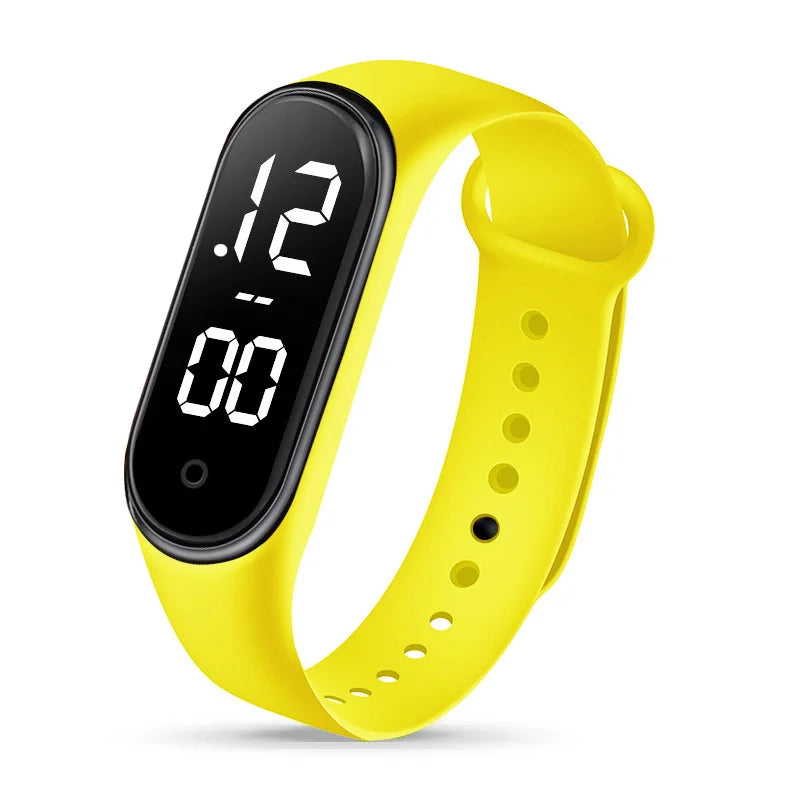 Rubber Luminous Waterproof LED Children's Electronic Watch Casual Fashion Creative Outdoor Sports Student Electronic Watches