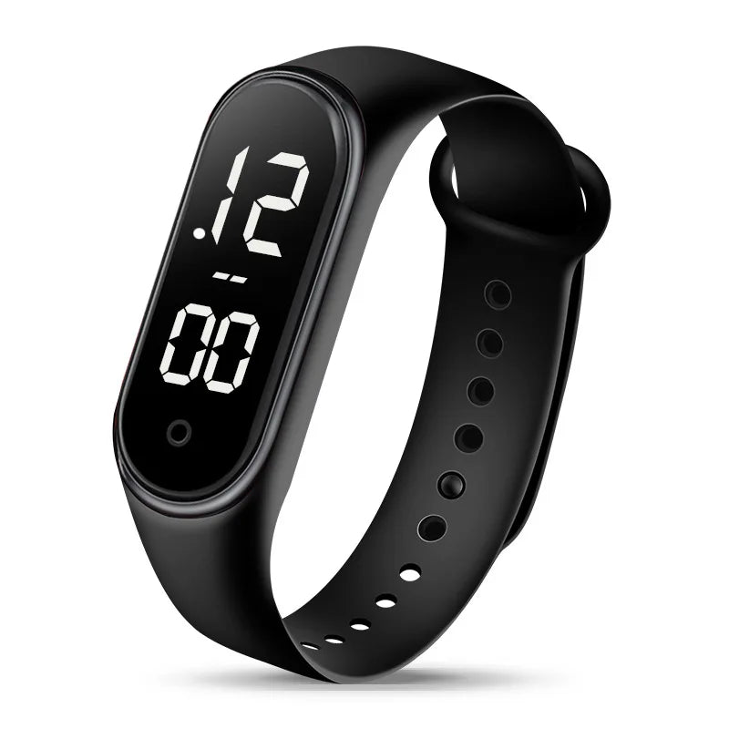 Rubber Luminous Waterproof LED Children's Electronic Watch Casual Fashion Creative Outdoor Sports Student Electronic Watches