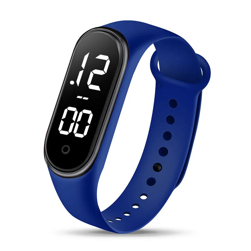 Rubber Luminous Waterproof LED Children's Electronic Watch Casual Fashion Creative Outdoor Sports Student Electronic Watches