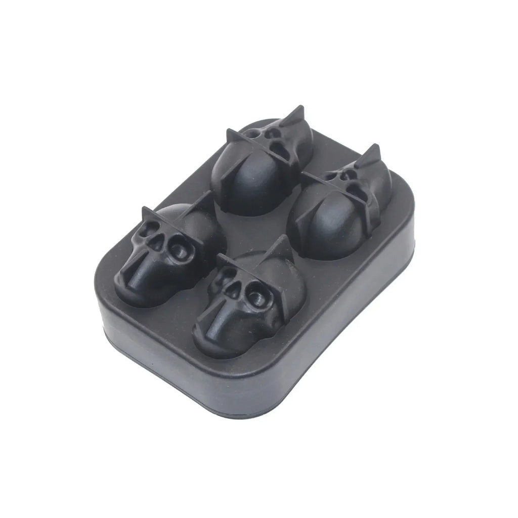 3D Skull Ice Block Mold Skull Shape Whiskey Ice Block Silicone Skull Ice Grid Ice Model Bar Creative Skull Silicone Ice Grid
