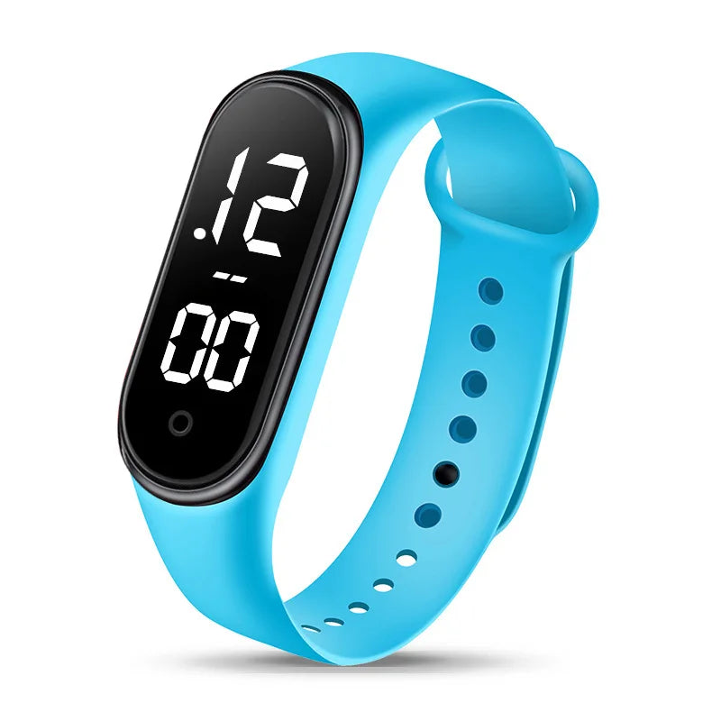 Rubber Luminous Waterproof LED Children's Electronic Watch Casual Fashion Creative Outdoor Sports Student Electronic Watches