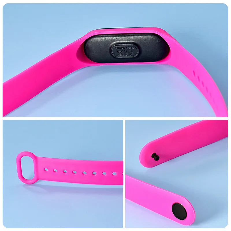 Rubber Luminous Waterproof LED Children's Electronic Watch Casual Fashion Creative Outdoor Sports Student Electronic Watches
